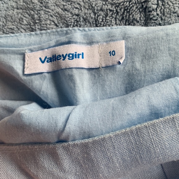 Light blue ruched tank top, size AU10 - Picture 4 of 4